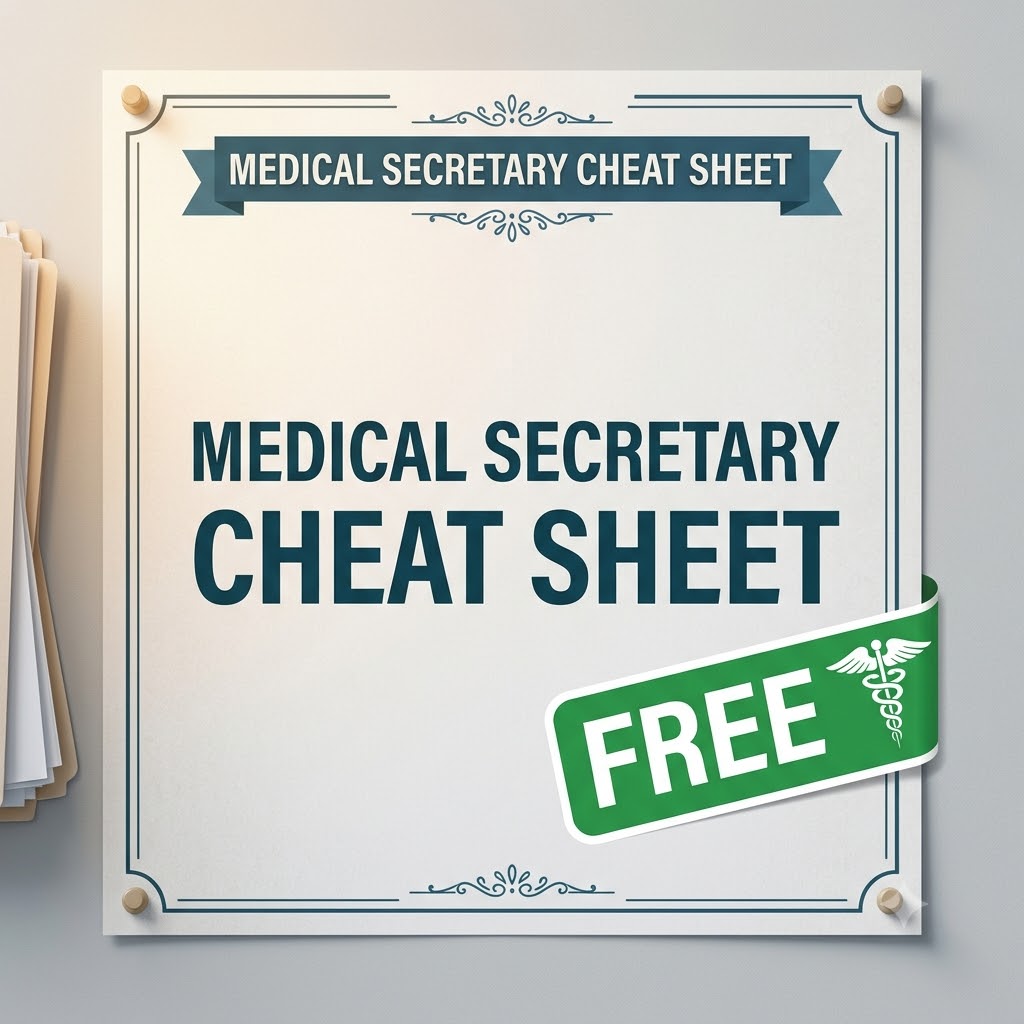 Medical Secretary Quick Reference Guide with Prefixes and Suffixes etc
