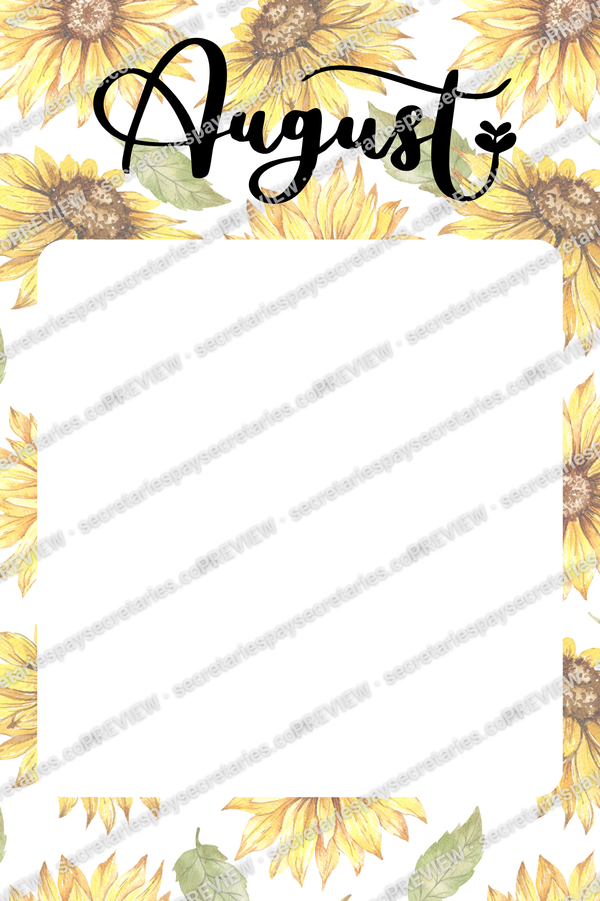 12 Printable Birthday Pages, Employee Birthdays, Calendar preview 1