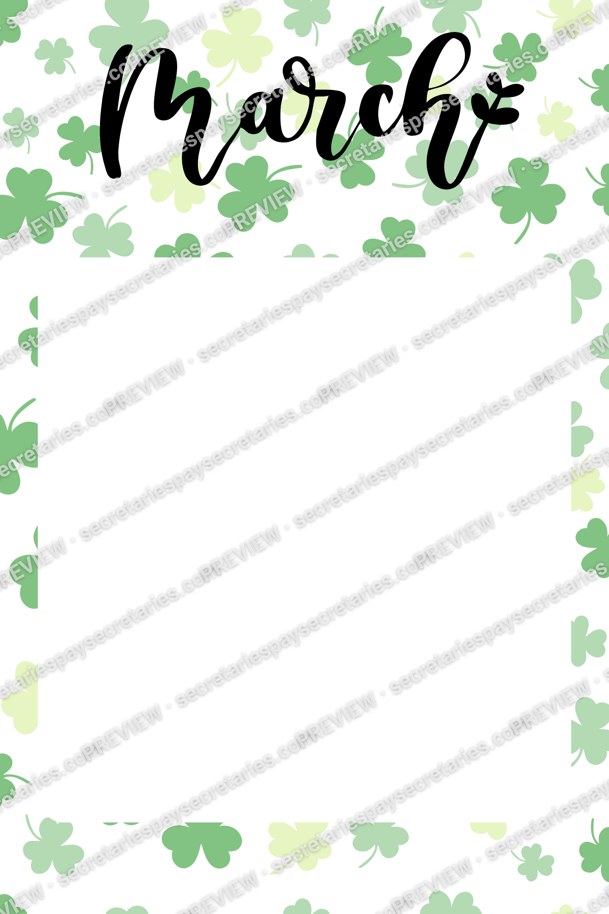 12 Printable Birthday Pages, Employee Birthdays, Calendar preview 2